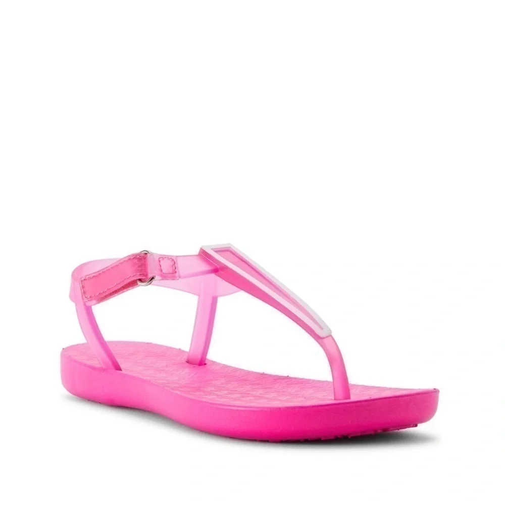 Wonder Nation Pink Jelly Strap Sandal. Pink 12